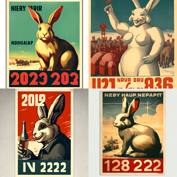 Tatsuya1970 Happy new year Rabbit just 2023year soviet propaga 0134009f 2090 4493 a12d 3a9ab62cfb93